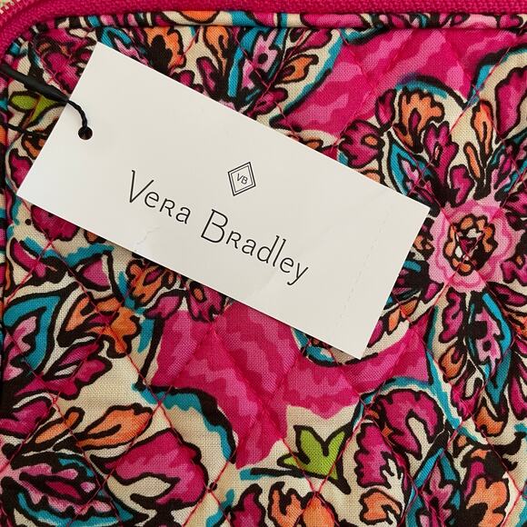 Vera Bradley, New with Tags, Blush and Brush Makeup Case Bag in Sunburst Floral - Picture 2 of 9